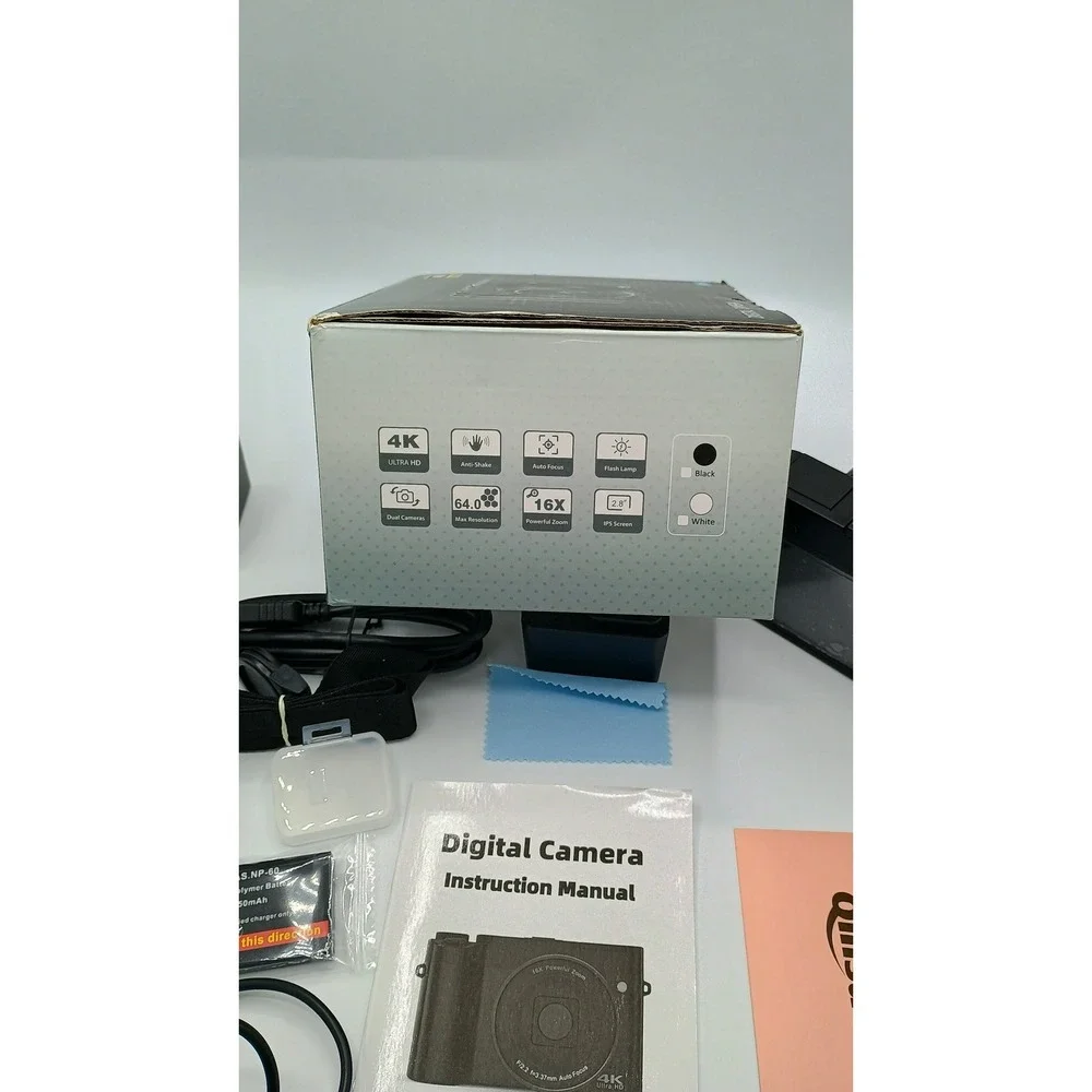 4K Digital Camera Ultra HD plus Accessories with Box DC218